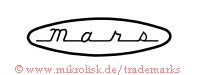 Mars (im Oval)