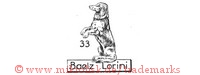 33 / Baelz Lorini (im Rechteck mit Dackel / Hund)
