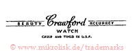 Beauty / Accuracy / Crawford Watch / Cased and Timed in U.S.A.