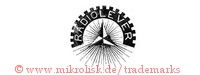 Radiolever (im Kreissegment/Zahnrad mit Dreieck und Strahlen)