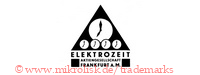 Elektrozeit / Aktiengesellschaft / Frankfurt a.M. (mit Uhren im Dreieck) | zifferblatt zifferblätter