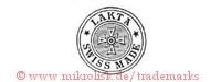 Lakta / Swiss Made (im Kreis mit Sternen und Kreuz)