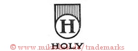 H / Holy (im Schild)