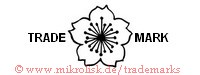 Trade Mark (mit Kirschblüte / Blume)