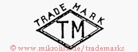 Trade Mark / TM (in Raute)