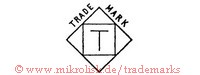 Trade Mark / T (im Quadrat in Raute)