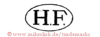 H.F. (im Oval)