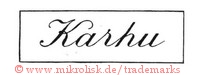 Karhu (im Rechteck)