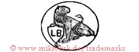 LB (auf Schild mit L&ouml;we im Oval)