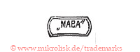 Maba (in Rechteck / runder Form)