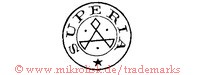 Superia (im Kreis mit Stern und Form)