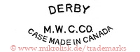 Derby / M.W.C.Co / Case made in Canada | mwcco