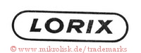 Lorix (im runden Rechteck/Oval/Form)