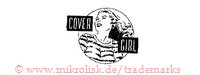 Cover Girl (auf Banner im Kreis mit Frau)