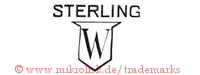 Sterling / W (im Schild)