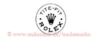 Tite-Fit / Rolex (im Kreis mit Krone)