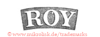 Roy (auf Rechteck/Banner)