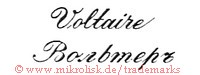 Voltaire / Volter (mit kyrillischen Schriftzeichen) | Borbmepz