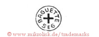 Baguette SeG (im Kreis mit Kreuz)