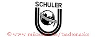 Schuler / U (mit Globus und Zahnrad/-kranz)