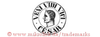 Veni Vidi Vici / César (mit Kopf im Kreis)