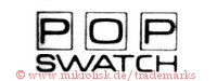 P O P / Swatch  (POP in Quadraten) | pop rechteck rechtecken