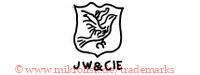 JW & Cie (mit Vogel im Schild) | taube wappen adler