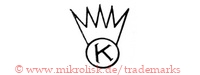 K (im Kreis mit Krone)
