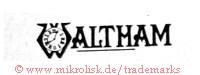Waltham (mit Uhr im W)